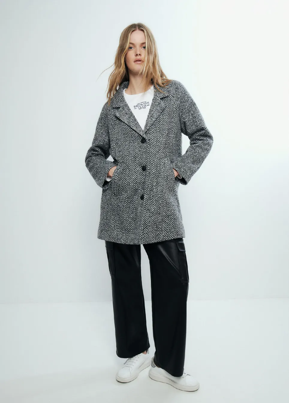 Abrigo Espiga Largo Medio