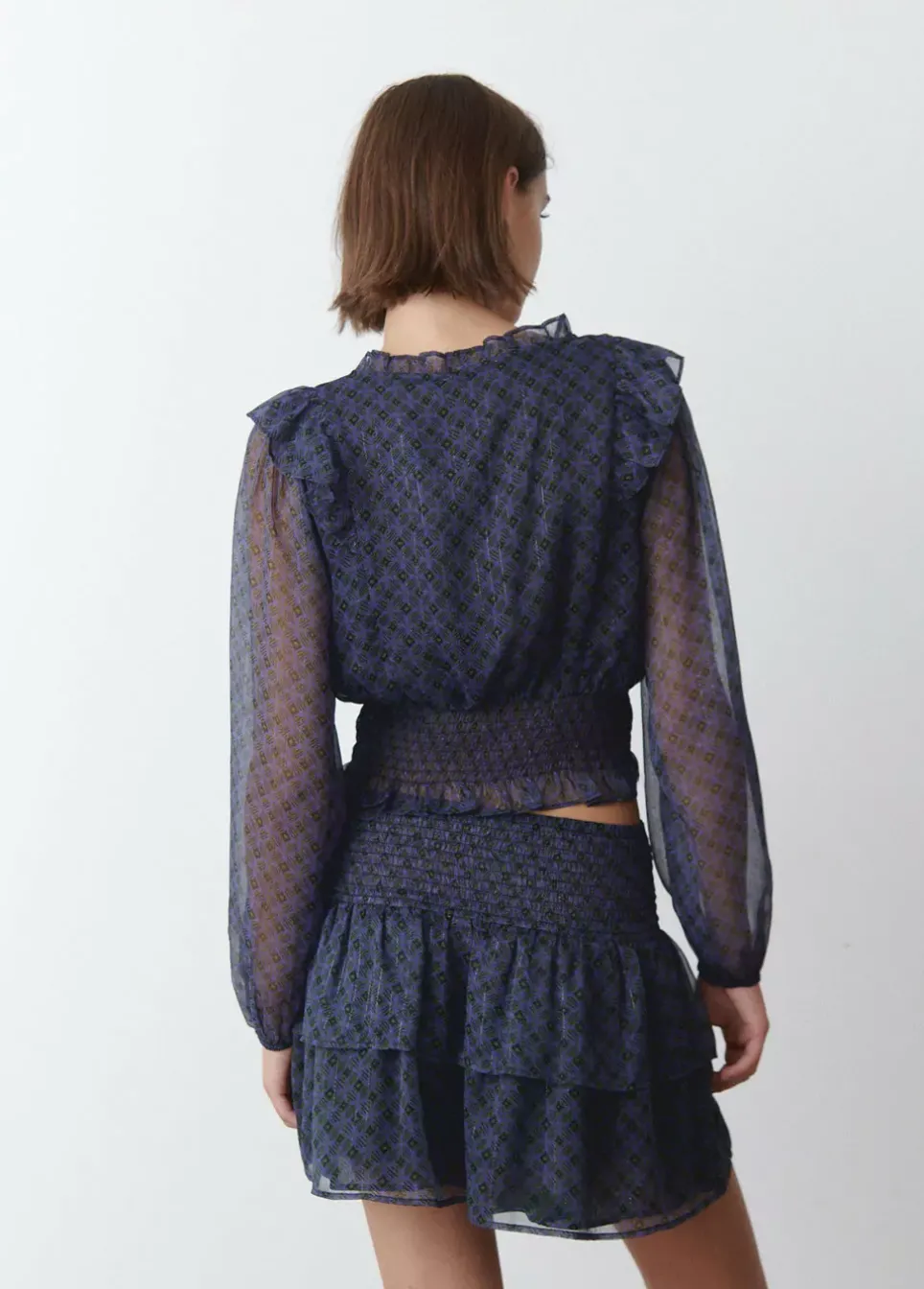 Blusa Cruzada Volantes