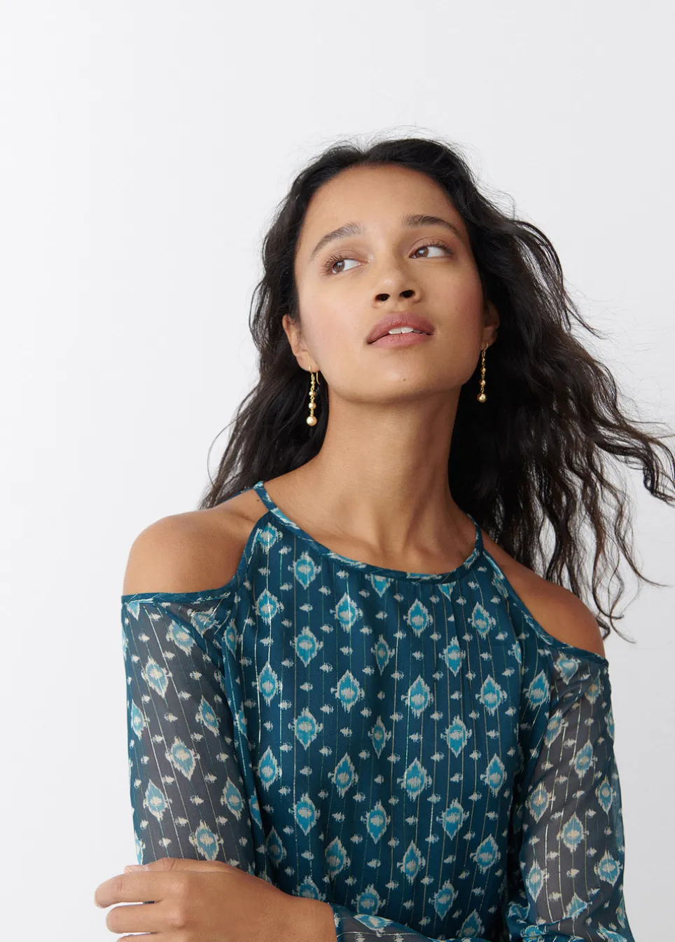 Blusa Hombro Descubierto Ikat