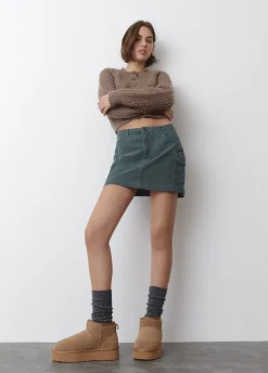 Botin Plataforma Pelo