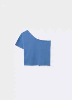 Camiseta Asimetrica Manga Corta