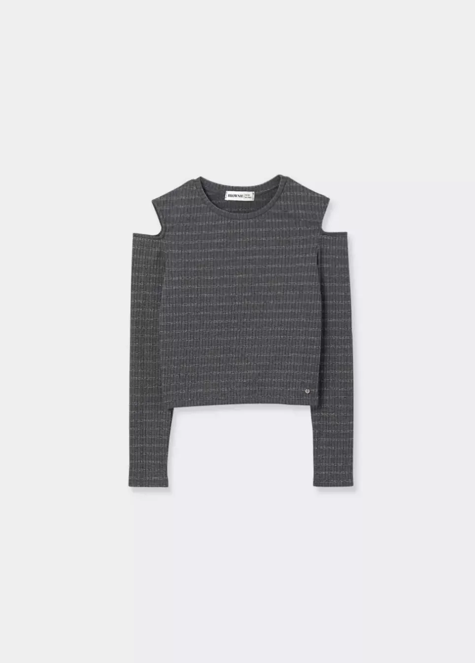 Camiseta Escote Hombros Rayas