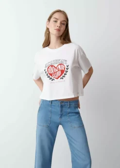 Camiseta Estampado Corazon