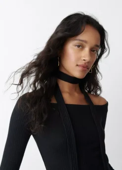 Camiseta Hombros Descubiertos Lazada