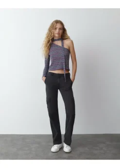 Camiseta Manga Larga Asimetrica Chocker