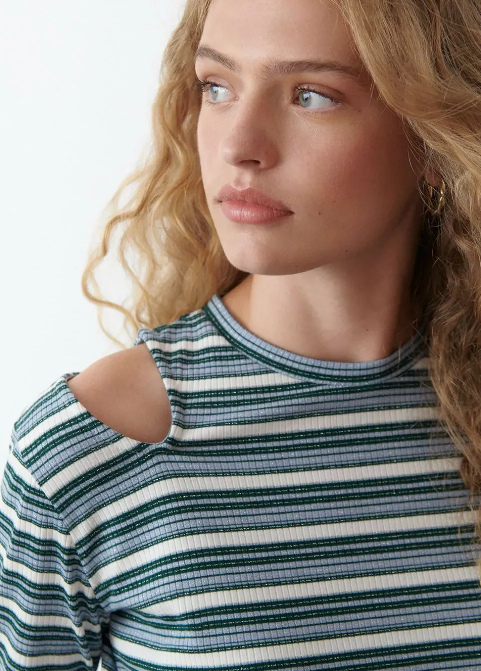 Camiseta Rayas Cut Out