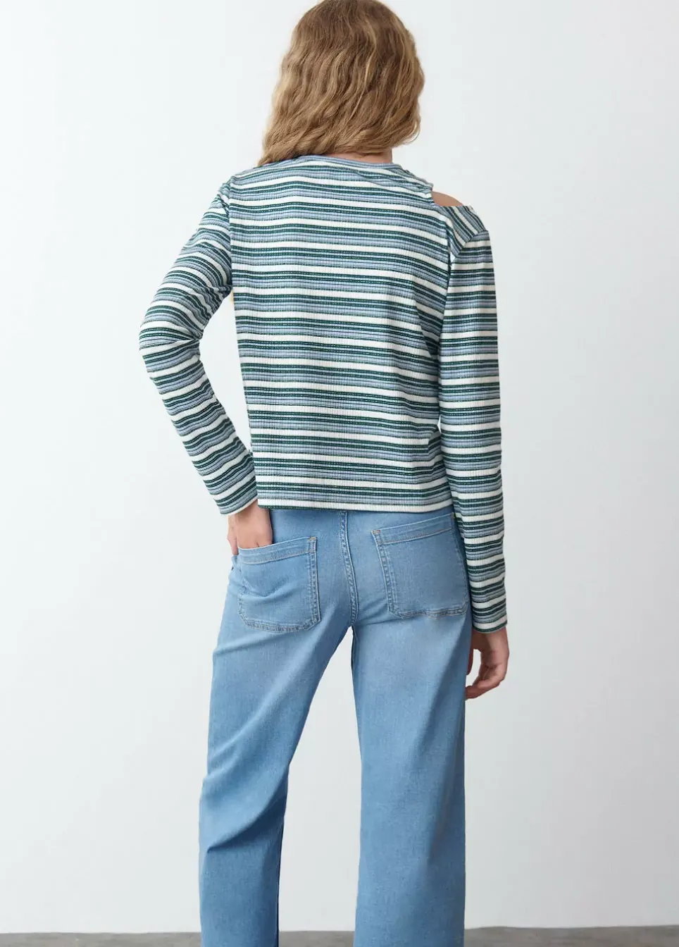 Camiseta Rayas Cut Out