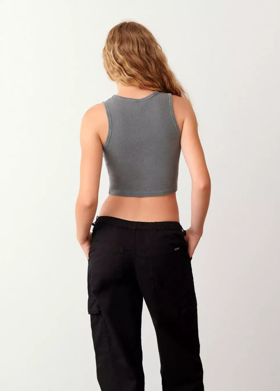 Camiseta Sin Manga Bordada