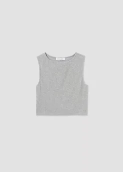 Camiseta Sin Manga Gris