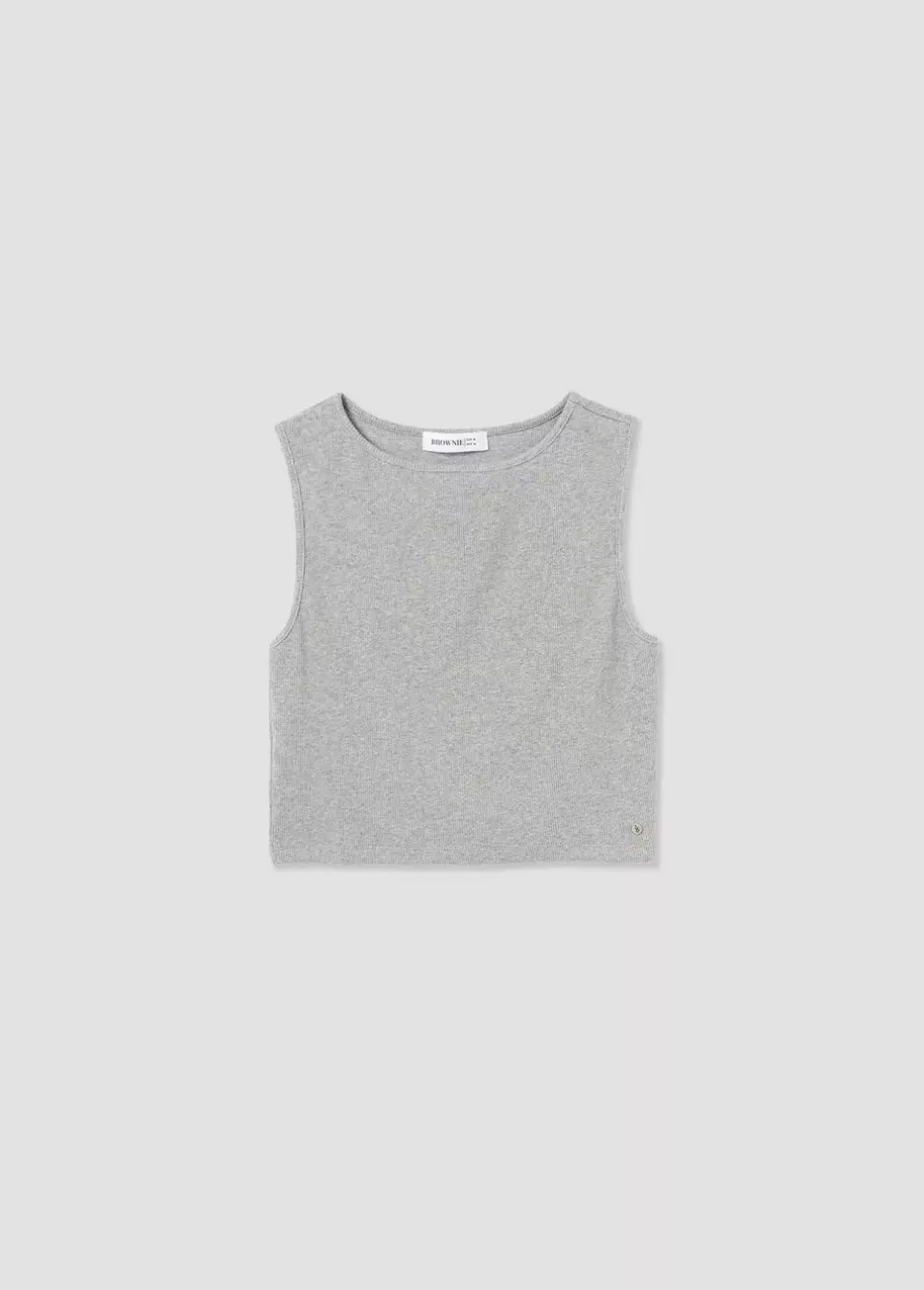 Camiseta Sin Manga Gris