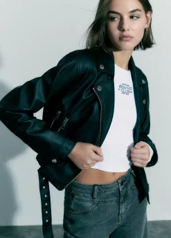 Cazadora Efecto Piel