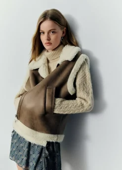 Chaleco Doblefaz Efecto Piel