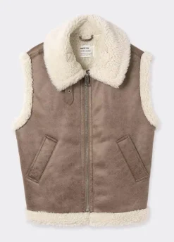 Chaleco Doblefaz Efecto Piel