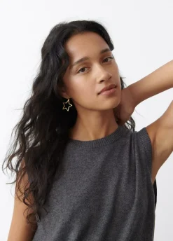 Chaleco Punto Fino Cuello Red