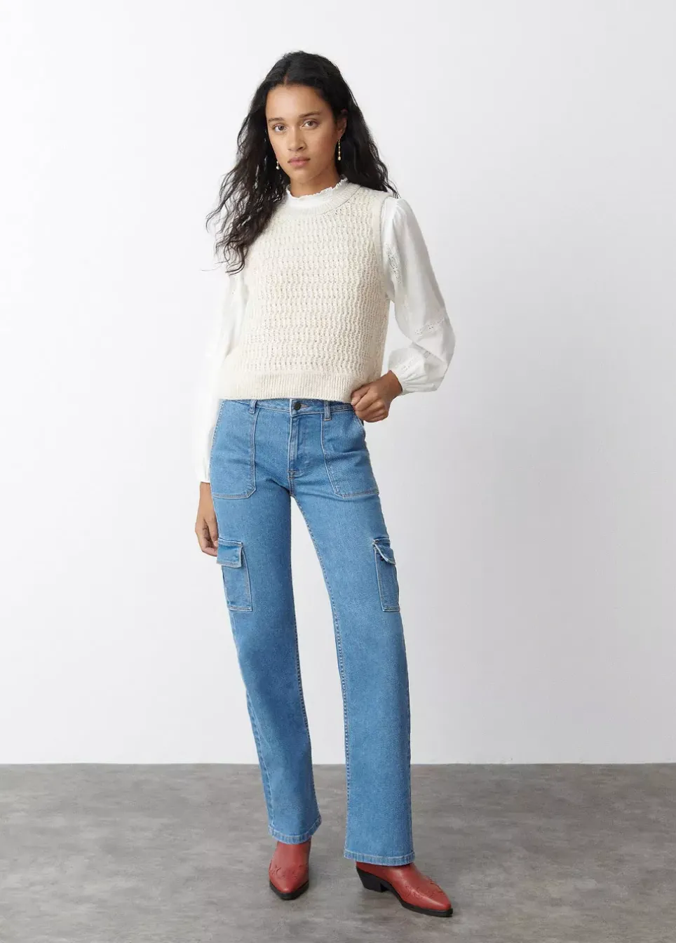 Chaleco Punto Jacquard