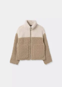 Chaqueta Polar Cremallera Contraste