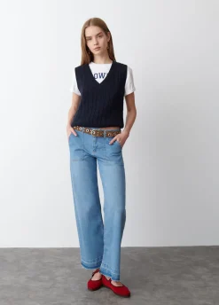 Cinturon Eyelets Piel