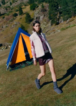 Falda Mini Efecto Piel Cinturon