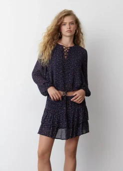 Falda Mini Jaretas Estampado