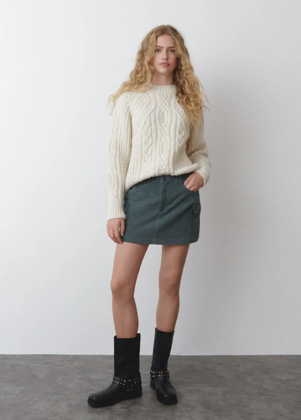 Falda Pana Bolsillos Cargo