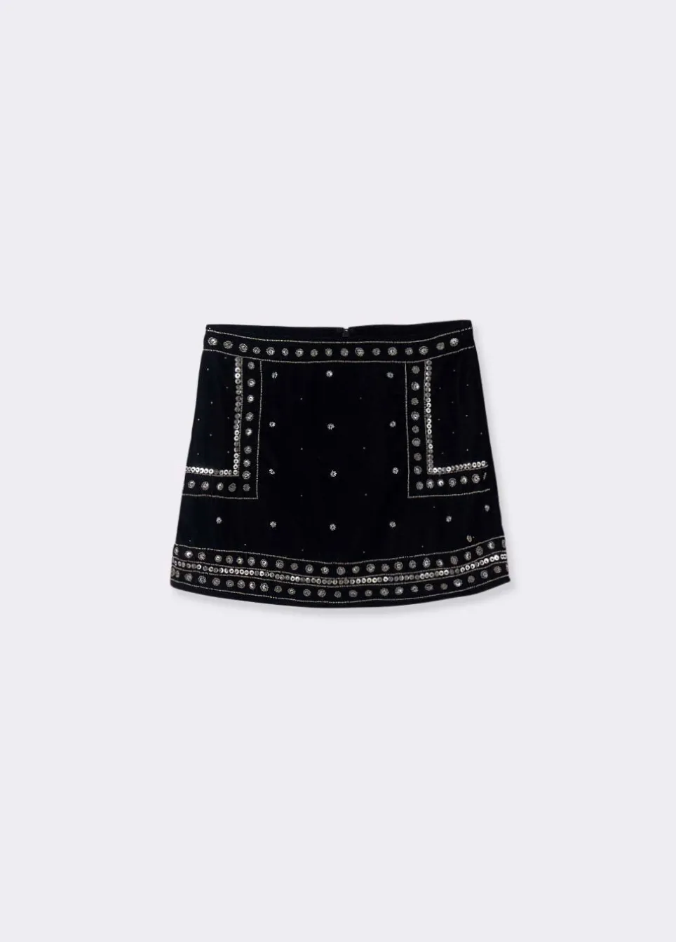 Falda Terciopelo Pedreria