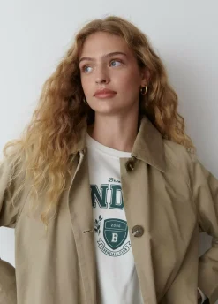 Gabardina Larga Cuello Pana