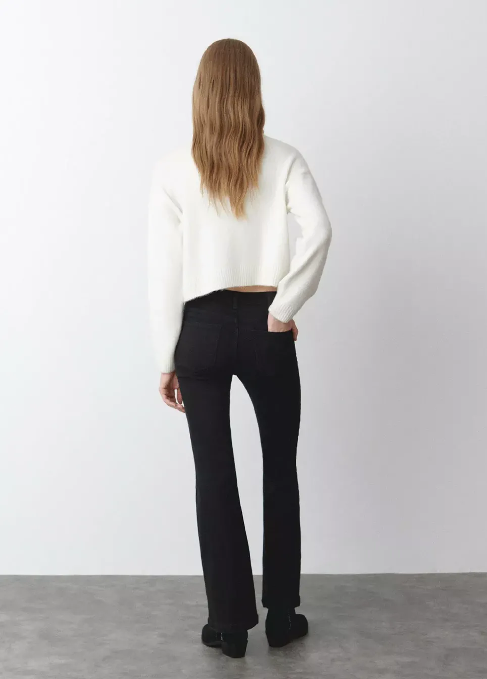 Jeans Campana Tachas