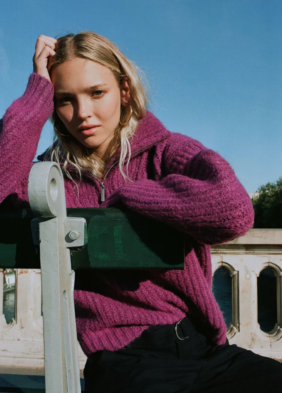 Jersey Cremallera Cuello