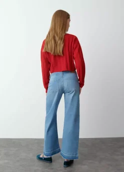 Jersey Cropped Cuello Pico