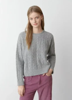 Jersey Trenzas Cuello Redondo