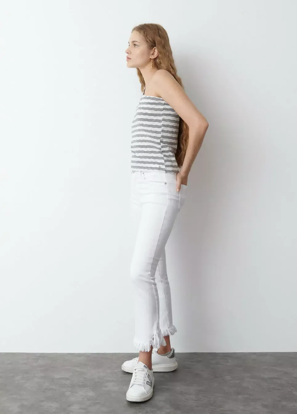 Pantalon Bajo Desflecado