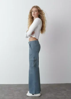 Pantalon Culotte Cargo