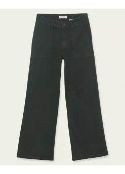 Pantalon Culotte Con Bolsillos Frontales