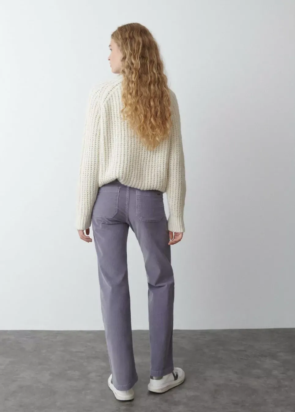 Pantalon Pana Culotte Bolsillo Frontal