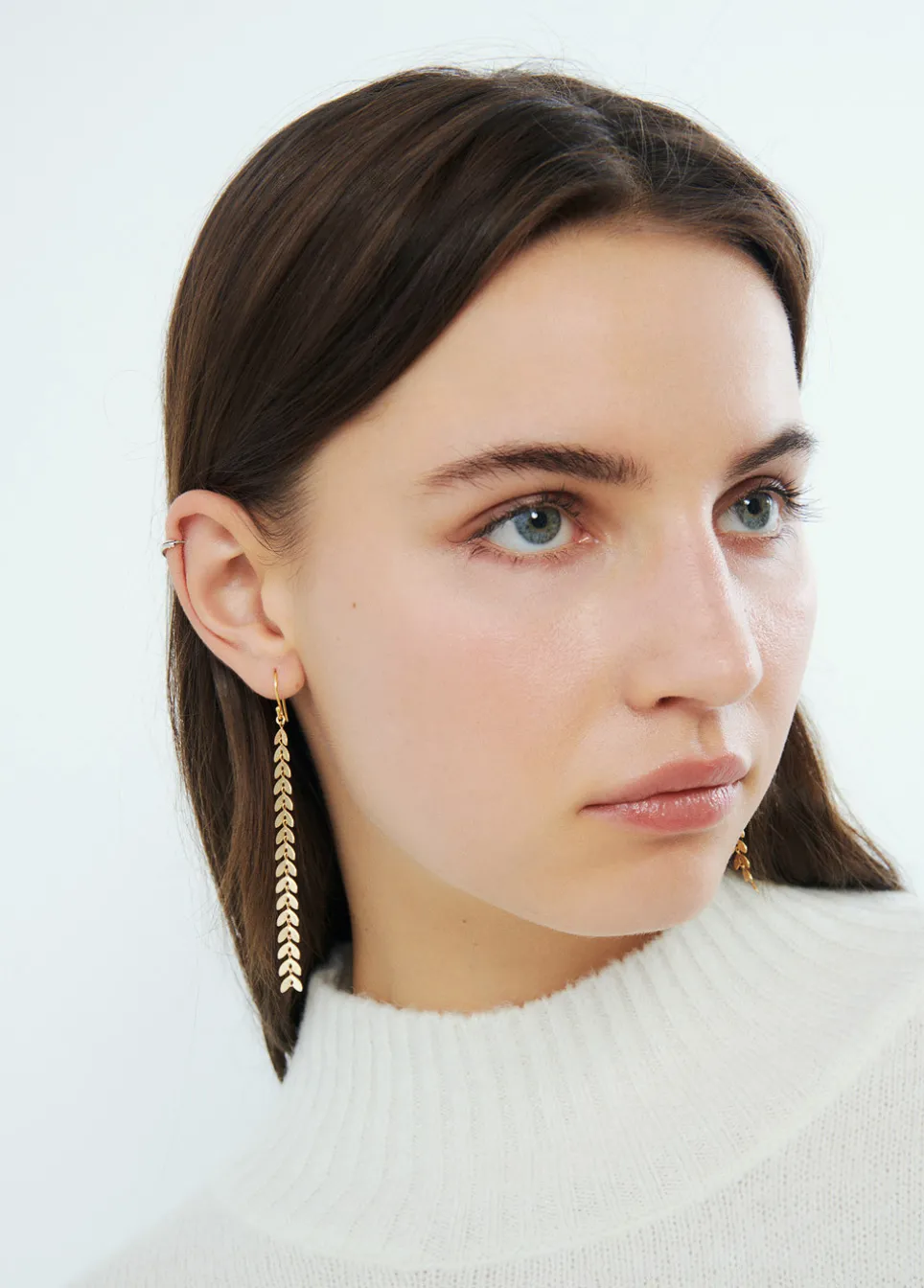 Pendientes Largos Hojitas