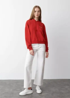 Sudadera Capucha Cropped