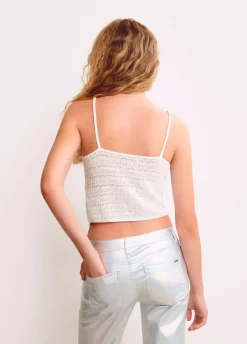 Top Crochet Tirantes Nudo