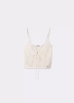 Top Crochet Tirantes Nudo