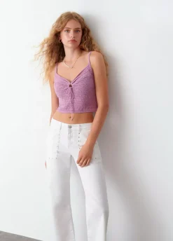 Top Crochet Tirantes Nudo