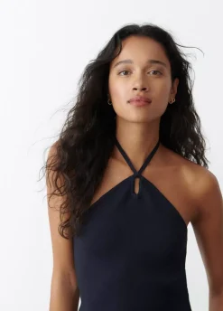 Top Punto Hilo Metalizado