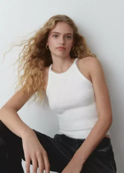 Top Punto Peluche Halter