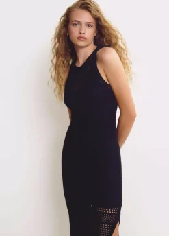 Vestido Calado Largo