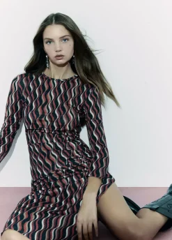 Vestido Estampado Ondas