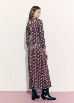 Vestido Estampado Ondas