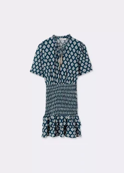 Vestido Gomas Etnico Abalorios