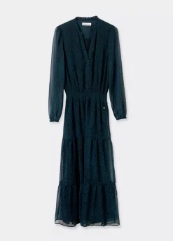 Vestido Largo Mancha Animal