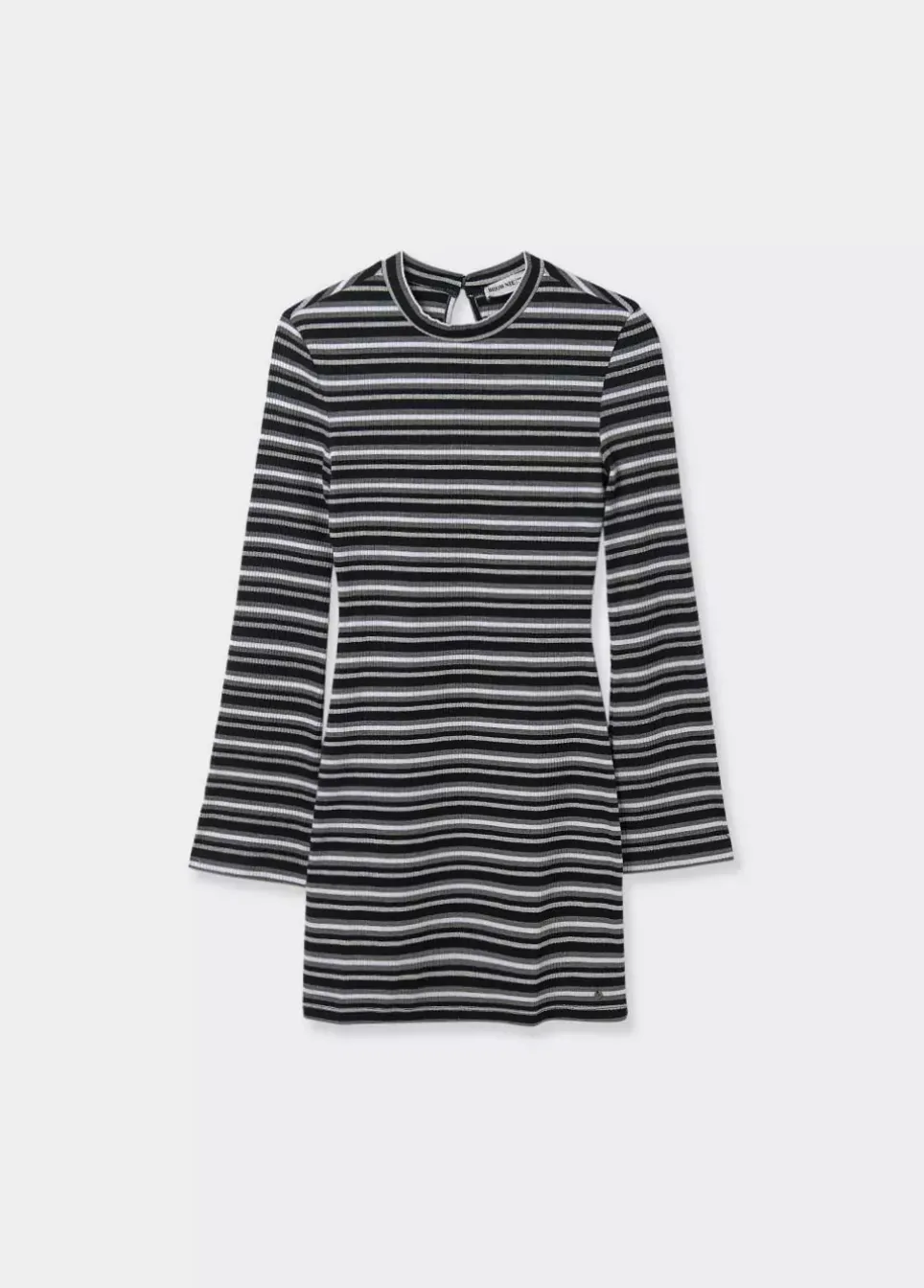 Vestido Rayas Manga Larga